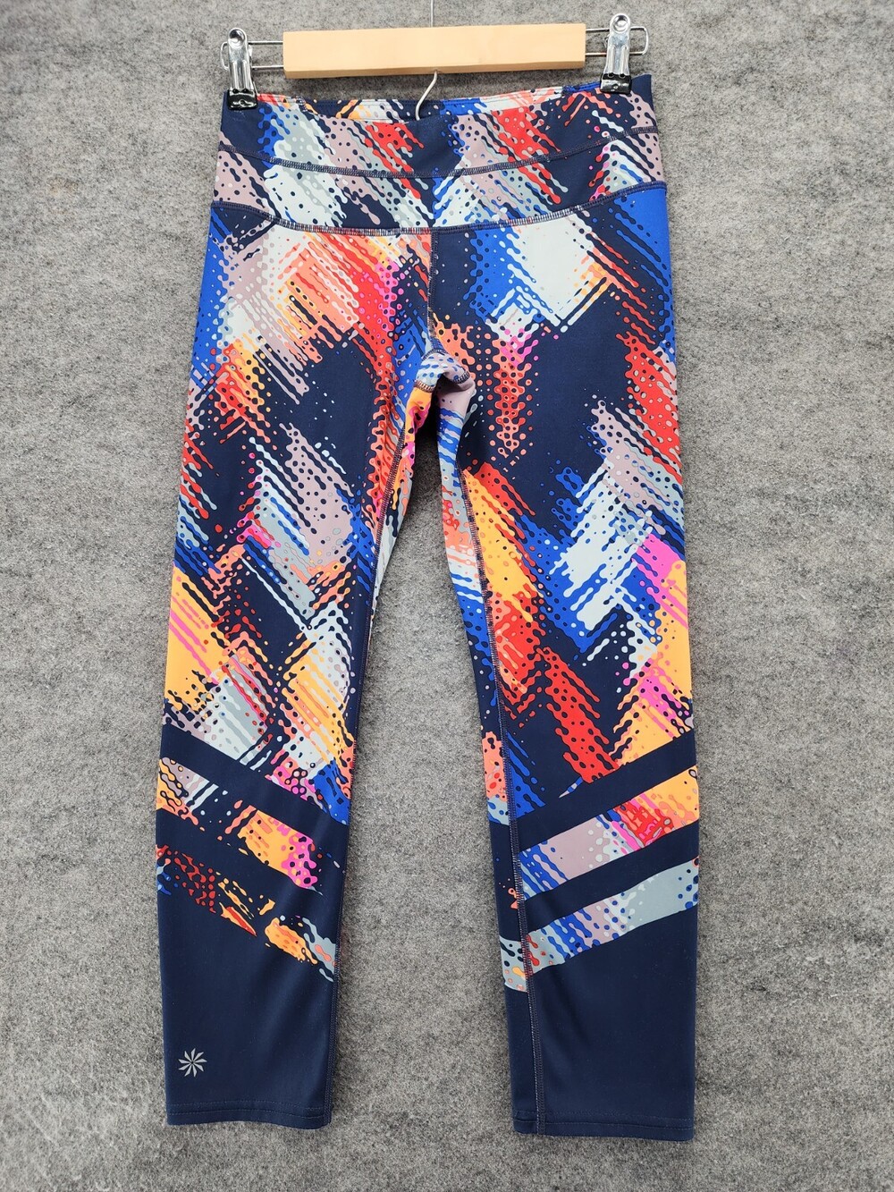 Athleta Leggings Womens XS Capri Multicolor Athletic Yoga
